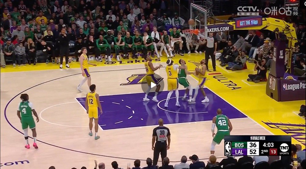 湖人翻盘澳大利亚男篮，杰伦·布朗一己之力扛起全队